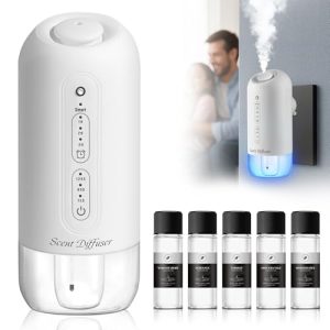 Plug-in Waterless Scent Diffuser Kit: 700 Sq Ft Coverage