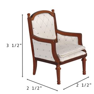 Wooden Dollhouse Armchairs (Set of 2) – Miniature Furniture