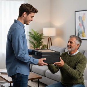 BEWISHOME 12-Slot Watch Box – Men’s Display & Storage Case