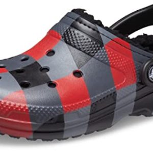 Crocs Classic Lined Clogs – Cozy Buffalo Plaid Edition