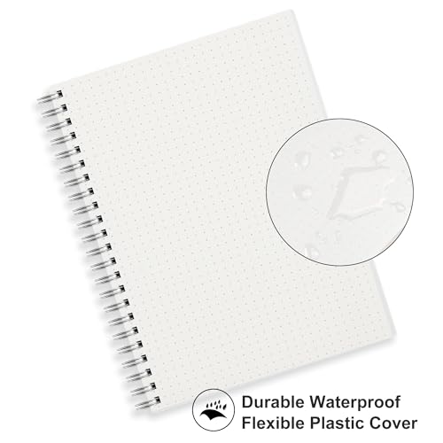 RETTACY 3-Pack A5 Spiral Dotted Journals - 100 GSM Paper - Image 7