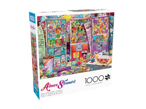Aimee Stewart Pizza & Pocket Change 1000 Piece Jigsaw Puzzle - Image 3