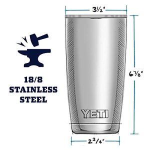 YETI Rambler 20oz Insulated Tumbler – MagSlider Lid