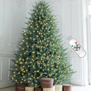 7FT Pre-lit Artificial Spruce Christmas Tree – Dual LED