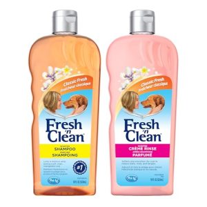 PetAg Fresh ‘n Clean Pet Shampoo & Conditioner Bundle (18oz)