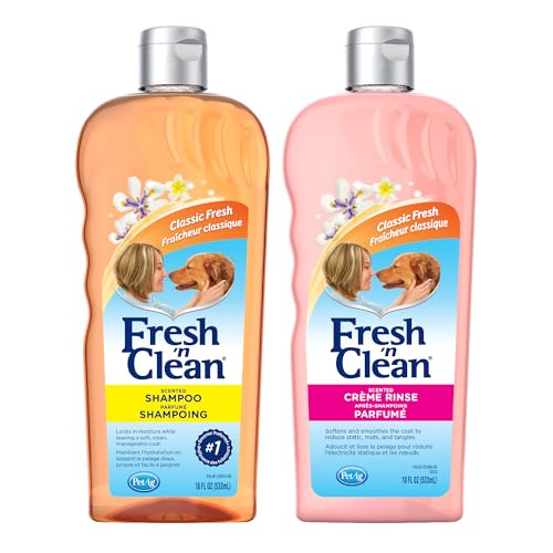 PetAg Fresh 'n Clean Pet Shampoo & Conditioner Bundle (18oz)
