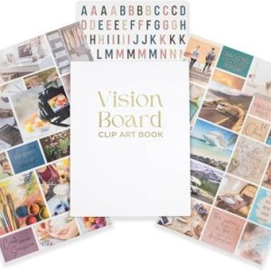 Vision Board Book Kit: Manifestation & Goal Setting