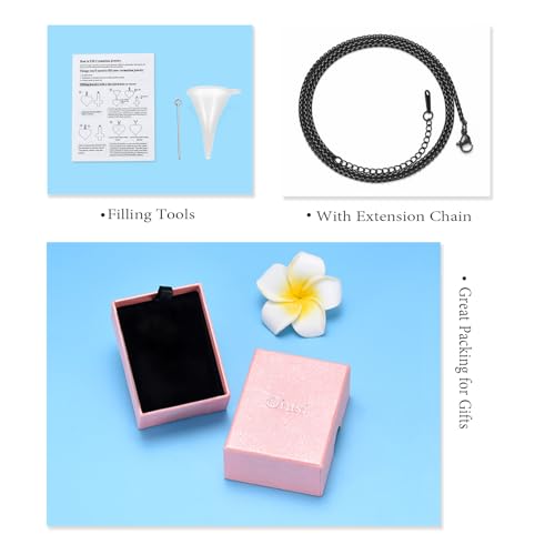 Customized Cross Urn Necklace - Double-Sided Engraving Keepsake - Image 7