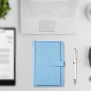 Executive Lined Journal Notebook with Pen, Pastel Blue