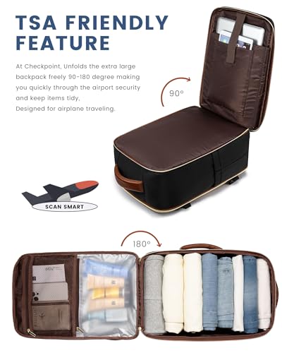 LOVEVOOK 40L Women's Travel Backpack - Flight Approved Carry-On - Image 2