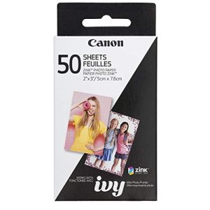 Canon IVY ZINK 2″x3″ Photo Sticker Paper – 50 Sheets