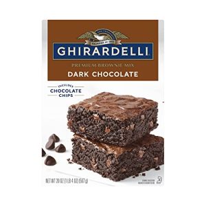 Ghirardelli Dark Chocolate Brownie Mix with Chips, 20oz