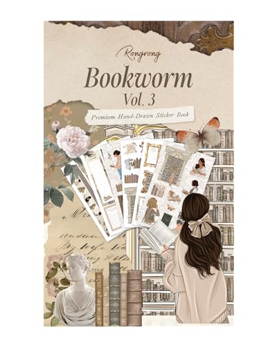 Rongrong Bookworm Planner Stickers for Book Lovers