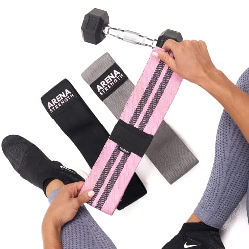 Arena Strength Fabric Booty Bands with Guide & Case - Image 7