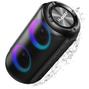 Hupoaf 6D Loud Sound Bluetooth Speaker IPX7 RGB