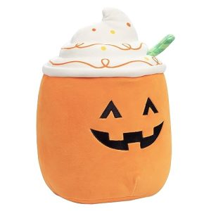Squishmallows 10-Inch Lester Pumpkin Spiced Latte Plush