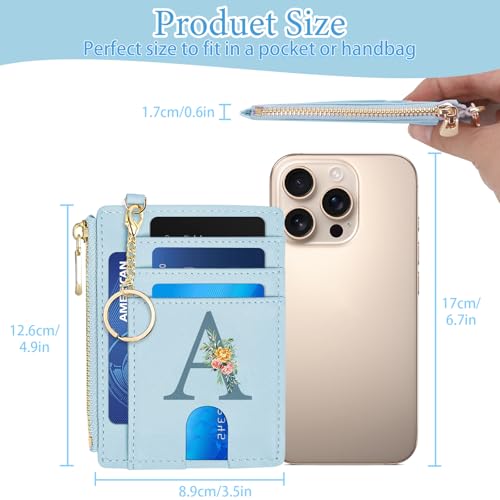 Slim Minimalist RFID Blocking Card Holder for Women - Image 6