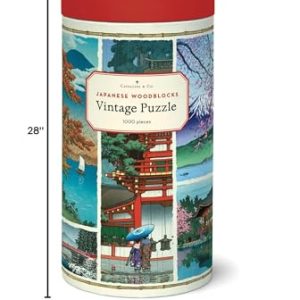 Cavallini 1000 Piece Japanese Woodblocks Puzzle