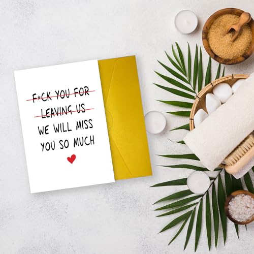 Funny Coworker Leaving Card: Farewell & New Job Wishes - Image 6