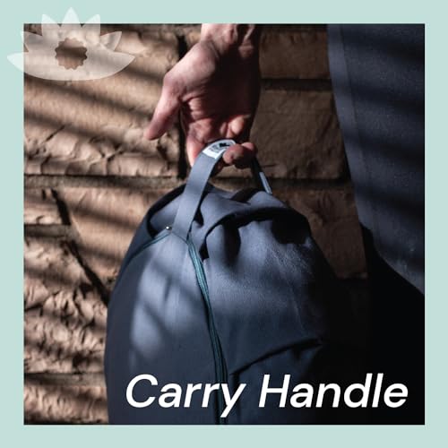 Waterglider Zafu Meditation Cushion with Buckwheat Fill - Image 5