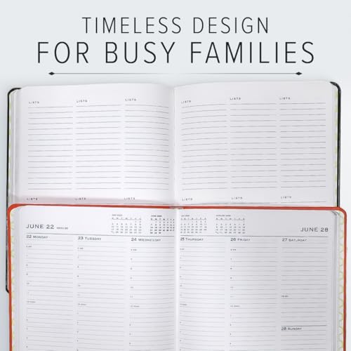 Gallery Leather 2025-2026 Family Planner for Moms - Acadia Cactus - Image 5