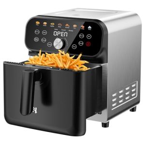 WHUTO 6QT Air Fryer Oven: Digital Touchscreen, 12 Presets