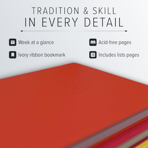 Gallery Leather 2025-2026 Family Planner for Moms - Acadia Cactus - Image 6