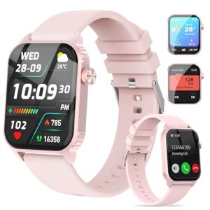 TRAUSI 1.83″ HD Smartwatch: Bluetooth Call, 120 Sports Modes