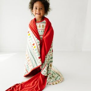 Little Sleepies Bamboo Viscose Christmas Throw Blanket