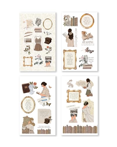 Rongrong Bookworm Planner Stickers for Book Lovers - Image 8