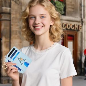 Slim Minimalist RFID Blocking Card Holder for Women