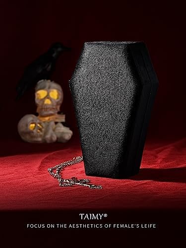 TAIMY Coffin Jewelry Box - Gothic Velvet Organizer - Image 5