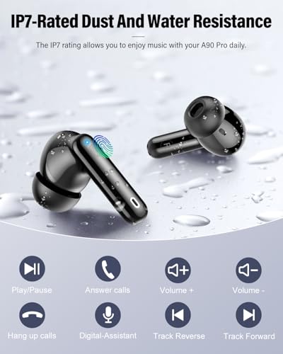 Wireless Earbuds: Bluetooth 5.4, Bass Stereo, IP7 - Image 7
