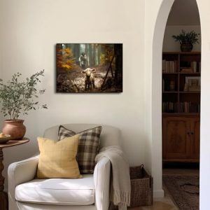 Jesus & Lamb Canvas Art – Christian Religious Wall Decor