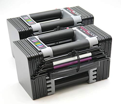 PowerBlock Elite EXP Adjustable Dumbbells (5-50 lb Pair)