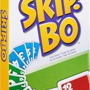 Mattel Games SKIP-BO Card Game – Family Fun Strategy