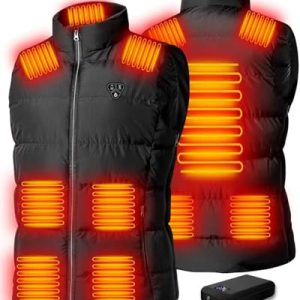 Heated Vest for Men | 16000mAh Battery | Electric Warming Jacket