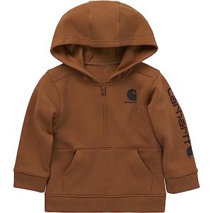 Carhartt Baby Boy’s Half-Zip Hooded Sweatshirt – Toddler 3T