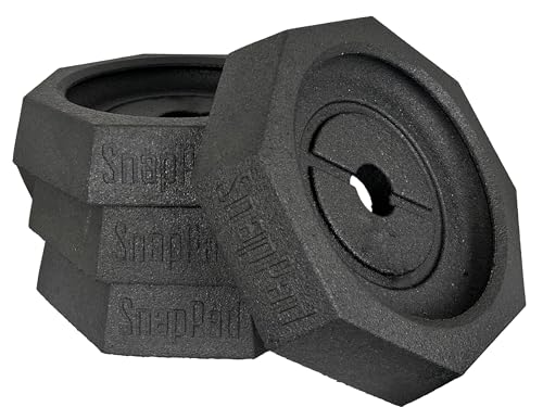 SnapPad Prime 4-Pack RV Leveling Blocks - 10" Round Jack