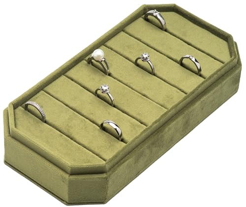 COWFEX Velvet Ring & Earring Organizer Display Tray - Image 3