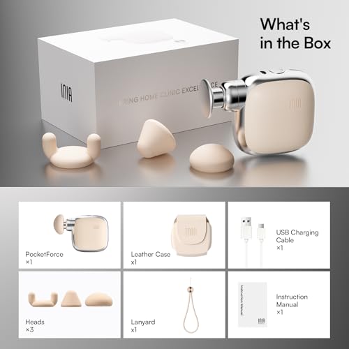 INIA PocketForce Mini Massage Gun - High-Power Deep Tissue - Image 7