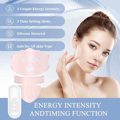 Fiogeo 7-Color LED Light Therapy Mask for Face & Neck - Image 6