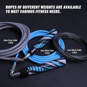 Hererope 3-in-1 Weighted Jump Rope Set for Fitness Training