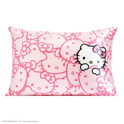 Hello Kitty Kitsch Satin Pillowcase & Scrunchies Set - Image 4
