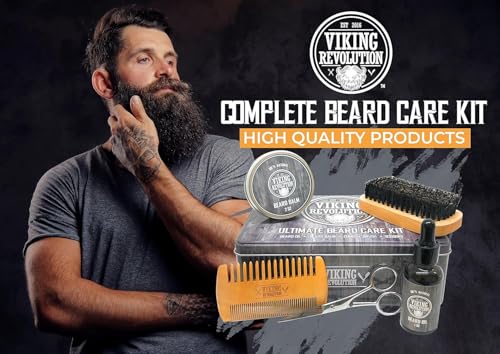 Viking Revolution Ultimate Beard Grooming Kit for Men - Image 4