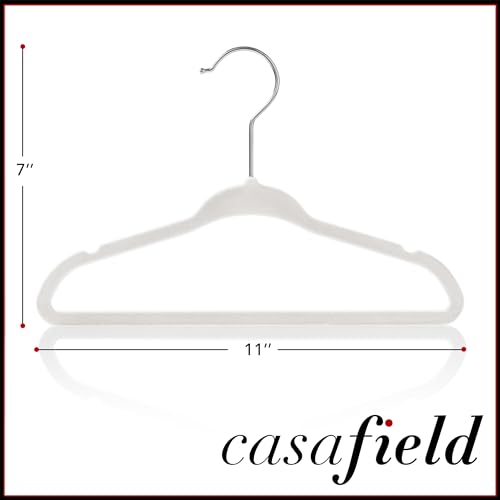 Casafield 50 Velvet Baby Hangers - Infant & Toddler Clothes - Image 3