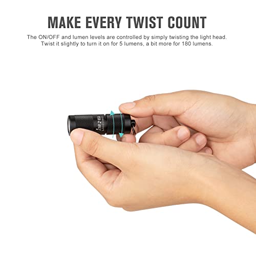 OLIGHT I1R 2 Pro EOS: 180 Lumen USB-C Keychain Light - Image 7