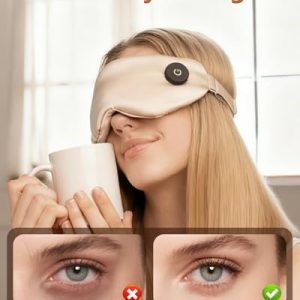 Silk Heated Eye Mask: Dry Eye, Stye Relief & Sleep Aid