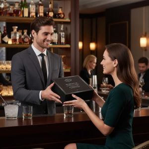 Hockey Whiskey Stones Gift Set with Glasses & Tongs