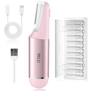 Dermaplane Razor for Women – Sonic Facial Hair Remover Pink